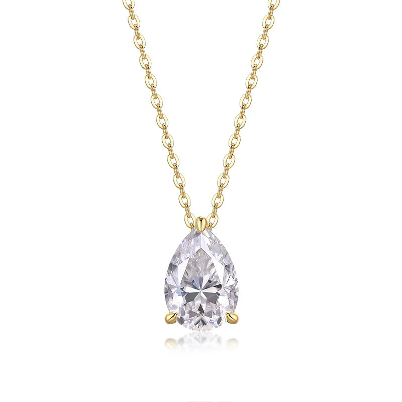 Moissanite Necklace Pendant Woman