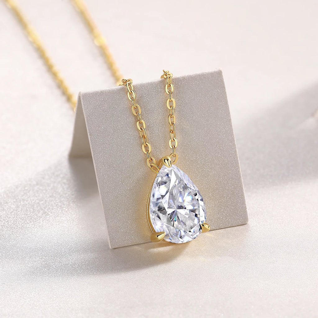 Moissanite Necklace Pendant Woman
