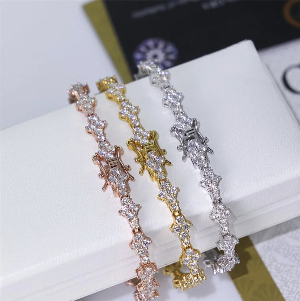 Moissanite Tennis Bracelet Man/Woman