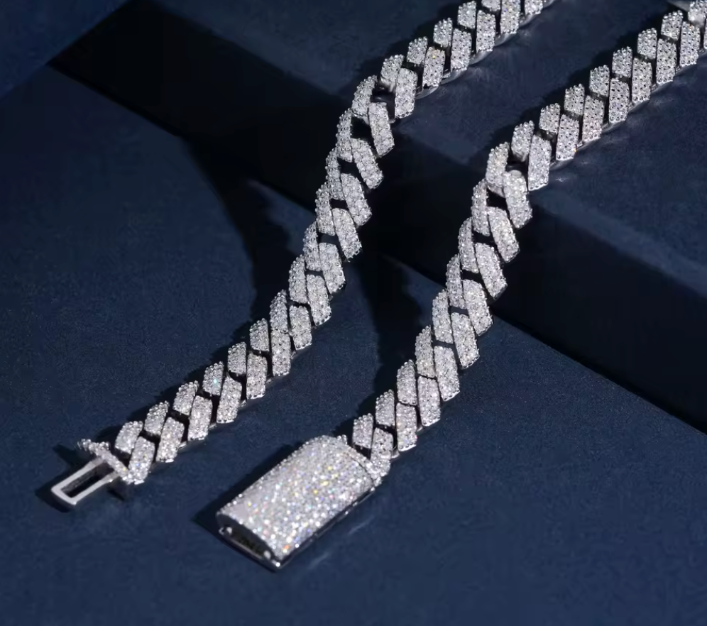 Moissanite iced out bracelet